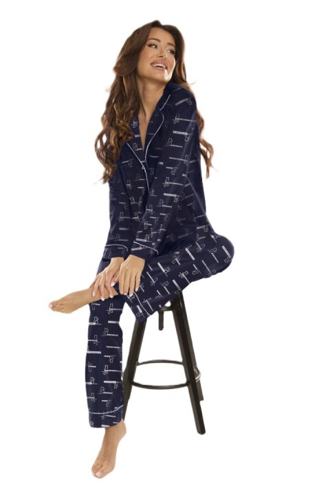 PIŻAMA DE LAFENSE 718 MADELEINE GRA