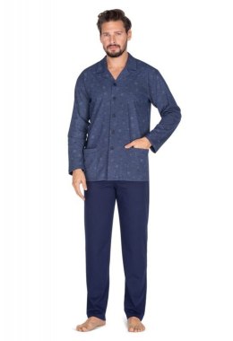 PIŻAMA REGINA MĘSKA 444 XXL-3XL GRA