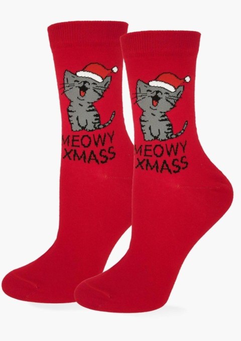 SKARPETY MARILYN DAMSKIE MEOWY CHRISTMASS