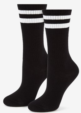 SKARPETY MARILYN DAMSKIE TWO STRAPS BLA/WHI