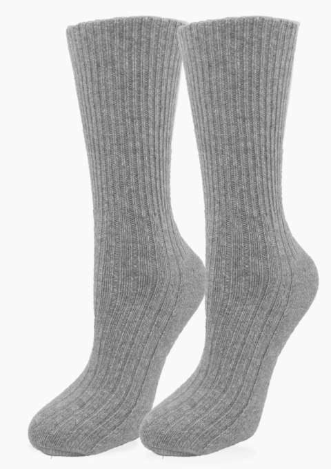 SKARPETY MARILYN DAMSKIE WOOL SOFT GREY