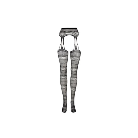 Suspender Striped Pantyhose - One Size