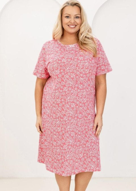KOSZULA REGINA 169 RÓŻ XXL-4XL