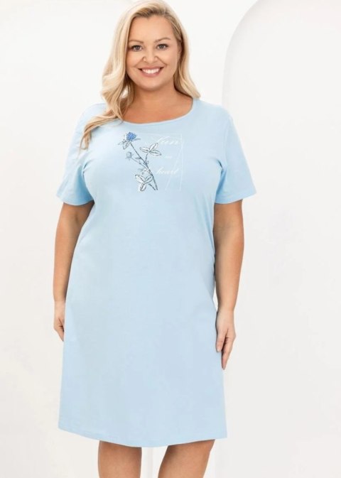 KOSZULA REGINA 172 NIEBIESKI XXL-4XL