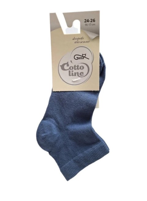 1 SKARPETY GATTA DZ WIOSENNE GŁADKIE 2-6L jeans PROMO