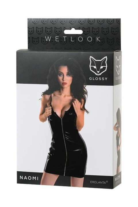 1 Wetlook black dress NAOMI - black PROMO