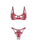 Luise Sublim Red komplet 2-częściowy otwarty