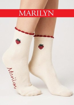 SKARPETY MARILYN DAMSKIE STRAWBERRY