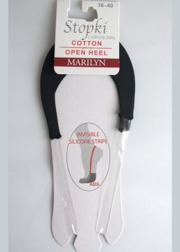 STOPKI MARILYN DAMSKIE COTTON OPEN HEEL