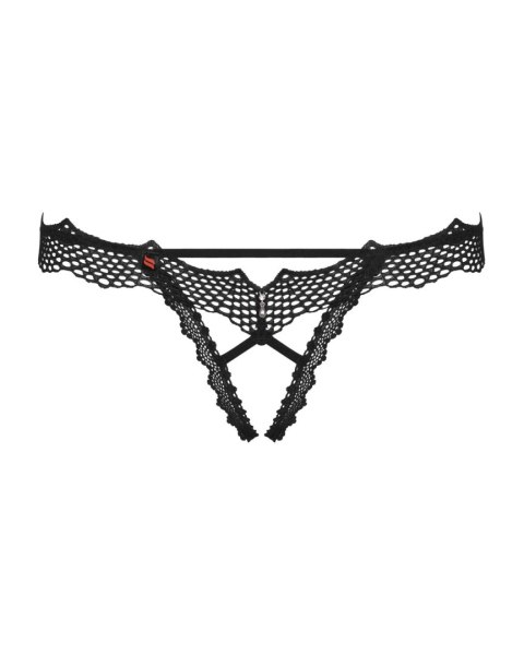 1 Bravelle stringi otwarte czarne PROMO