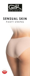 1 FIGI GATTA PANTY STRIPES SENSUAL SKIN BLACK PROMO