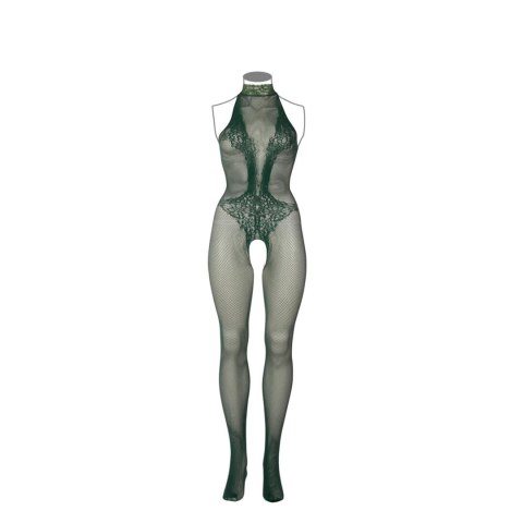 Fishnet and Lace Bodystocking - Size