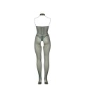 Fishnet and Lace Bodystocking - Size