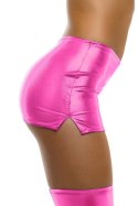 GLOSSY QUINN,skirt,wetlook,pink -