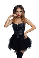 Glossy Elisia,dress,wetlook,black -