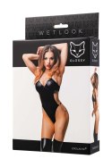 Glossy Reina,bodysuit,wetlook,black -