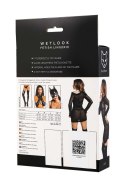 Glossy Sheril,set,wetlook,black -