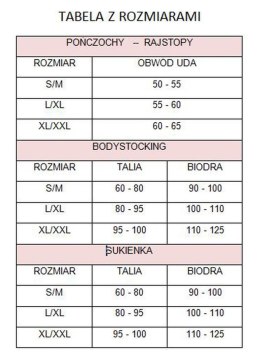 Pończochy Czarne - 