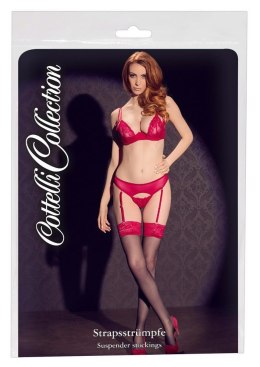 Stockings black/red