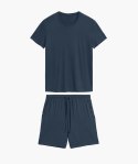 PIŻAMA ATLANTIC BNMP-005 WL25 DENIM/MEL