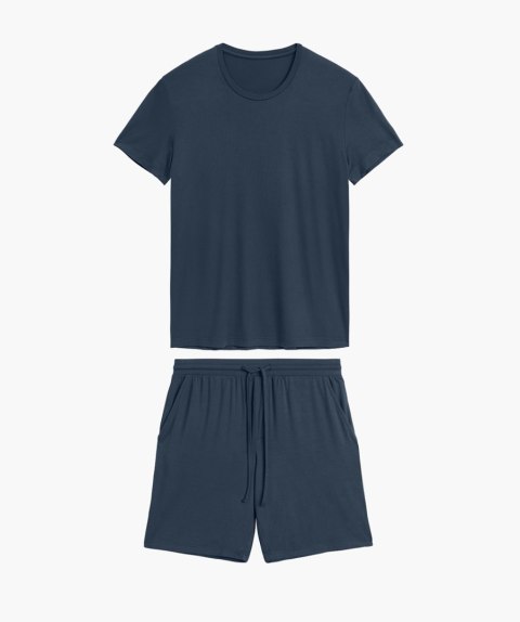 PIŻAMA ATLANTIC BNMP-005 WL25 DENIM/MEL