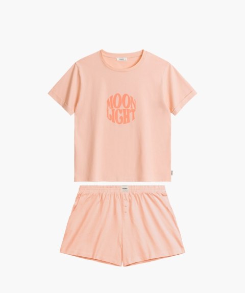 PIŻAMA ATLANTIC NLP-487 WL25 BRZOSKWINIOWY