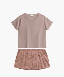 PIŻAMA ATLANTIC NLP-489 WL25 PUDROWY