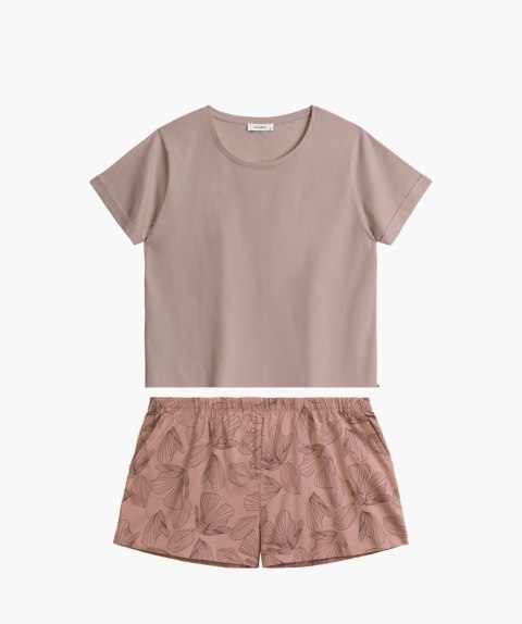 PIŻAMA ATLANTIC NLP-489 WL25 PUDROWY