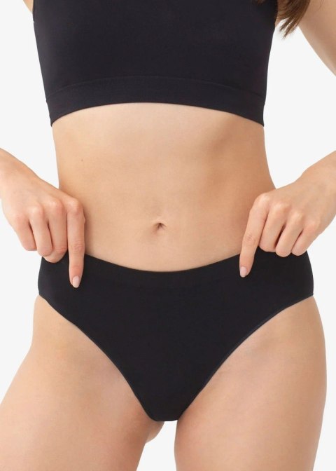 1 FIGI GATTA SEAMLESS COTTON BIKINI BLACK 1 szt. PROMO