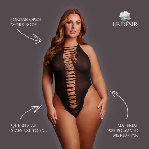 Jordan - Open Work Body - Size - Black