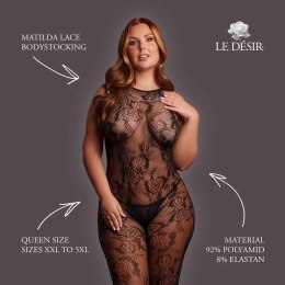Matilda - Lace Bodystocking - Size - Black
