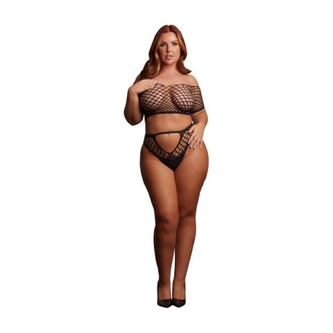 Melia - Open Work Set - Size - Black