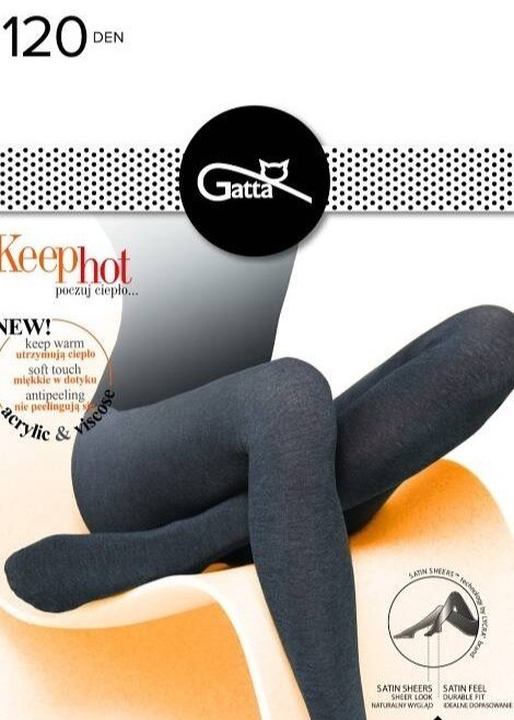 Rajstopy Gatta Keep Hot 120DEN