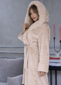 Szlafrok L&L Damski 2646 Ana Dł Angora