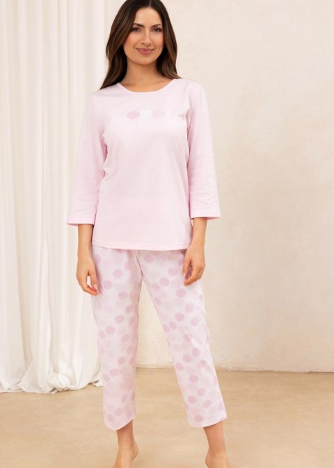 PIŻAMA REGINA DAMSKA 702 RÓŻ XXL