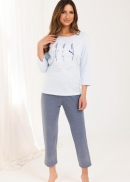 PIŻAMA REGINA DAMSKA 703 BŁĘKIT