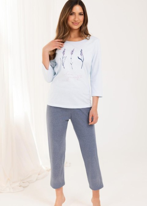 PIŻAMA REGINA DAMSKA 703 BŁĘKIT