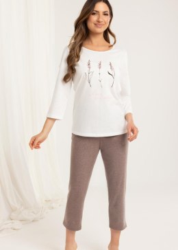 PIŻAMA REGINA DAMSKA 703 ECRU