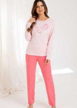 PIŻAMA REGINA DAMSKA 705 RÓŻ XXL-3XL