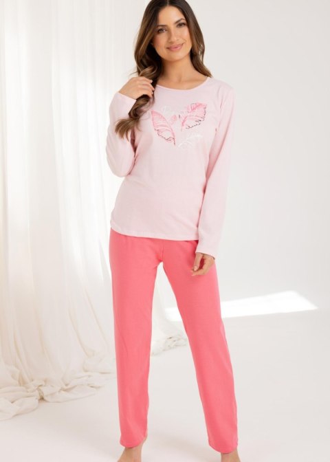 PIŻAMA REGINA DAMSKA 705 RÓŻ XXL-3XL