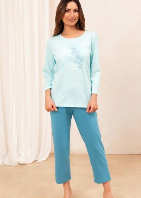 PIŻAMA REGINA DAMSKA 706 TURKUS XXL-4XL