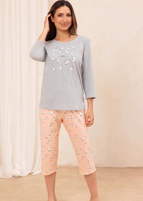 PIŻAMA REGINA DAMSKA 707 J MELANGE XXL