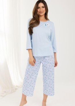 PIŻAMA REGINA DAMSKA 711 NIEBIESKI XXL-4XL
