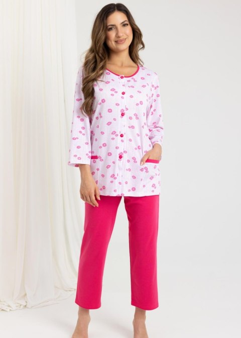 PIŻAMA REGINA DAMSKA 723 RÓŻ XXL-3XL