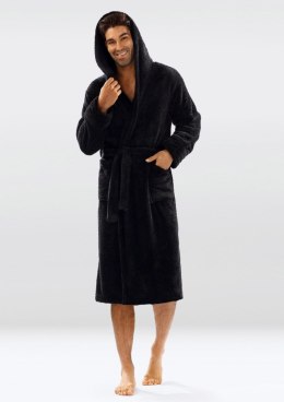 Podomka 130 Męska z kapturem PUCH CZARNY