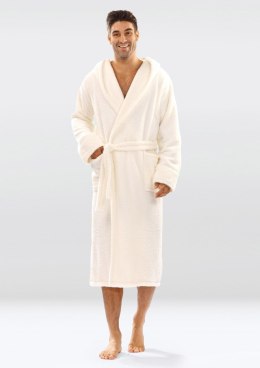 Podomka 130 Męska z kapturem PUCH ECRU